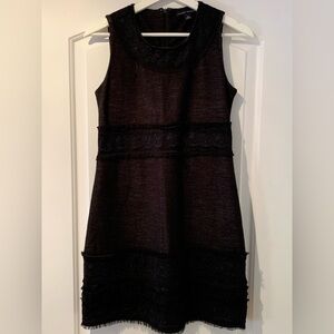 Banana Republic Dress Sleeveless Black Size 6 Above Knee Cocktail.